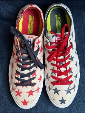 2016 Converse Chuck Taylor All Star II Ox 4th of July Stars Shoes Men's 12